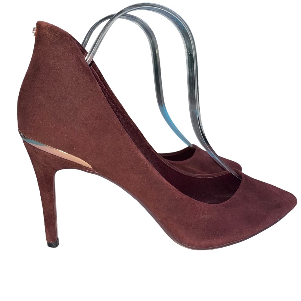 Ted Baker Burgundy Pumps Heels womens shoes US size 8 EU size 39